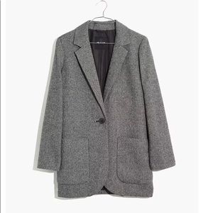 NWT Madewell Larsen Blazer in Herringbone | size Small
